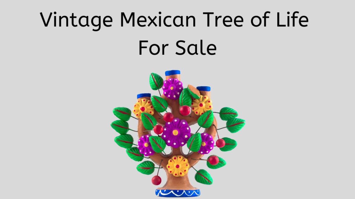 Vintage Mexican Tree of Life For Sale