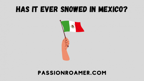 has it ever snowed in mexico