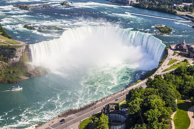 niagara, falls, waterfall