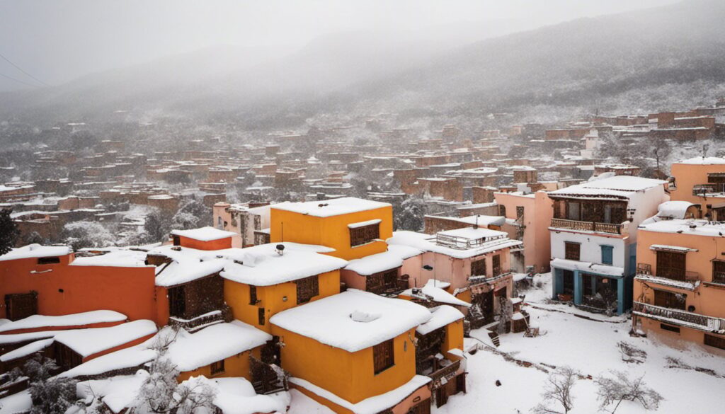 snow in mexico